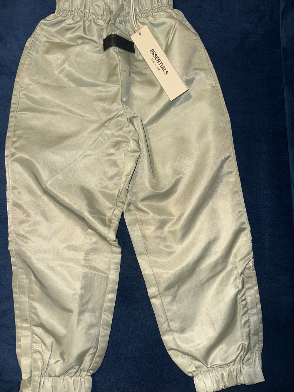ESSENTIALS Kids Sage Green Jogger Pants